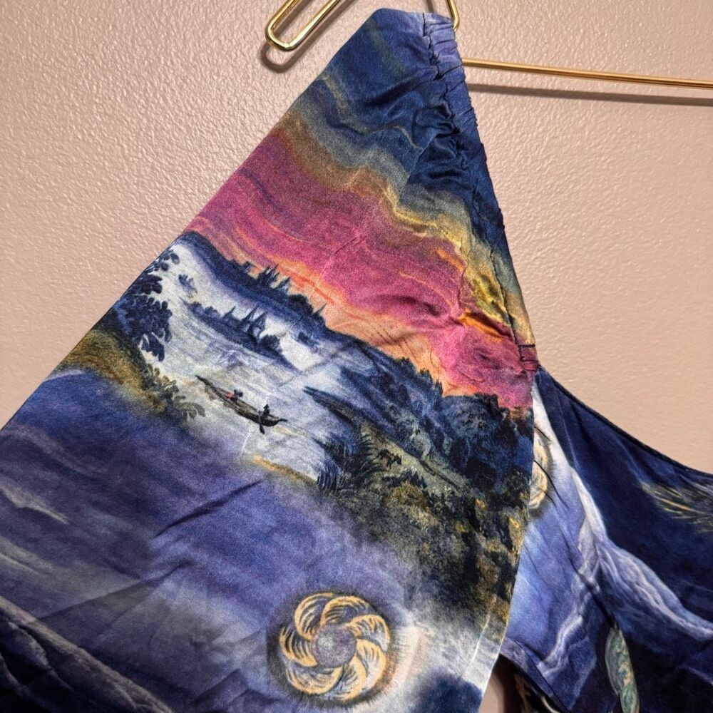 Samantha Pleet Legend silk dress in dragon print size 2 - Picture 10 of 10